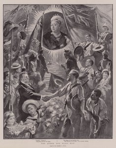 Die Königin, Gott segne sie! von Sydney Prior Hall