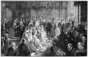 Die Hochzeit von Prinzessin Louise, 21. März 1871, 1900 von Sydney Prior Hall