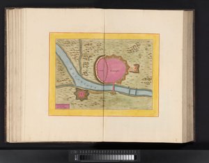 Ansicht der Landzunge von Cádiz von Symon Novelanus (possibly)