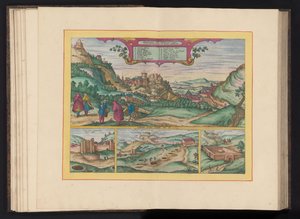 Ansicht der Alhambra und der Stadt Granada von Symon Novelanus (possibly)