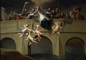 Das Martyrium des Heiligen Johannes Nepomuk von Szymon Czechowicz