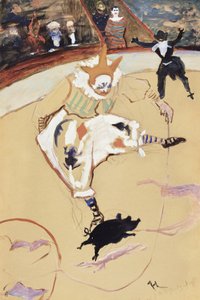 Im Zirkus Fernando Medrano mit einem Ferkel von TOULOUSE LAUTREC