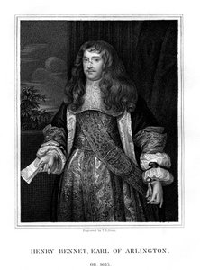 Henry Bennet, 1. Earl of Arlington, englischer Staatsmann