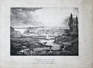 Hotwells und Clifton, ca. 1831 (Lithographie auf Papier)