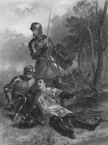 Der Tod des Earl of Warwick König Heinrich VI., ca. 1870