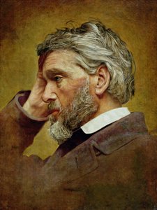 Porträt von Thomas Carlyle (1795-1881) 1866