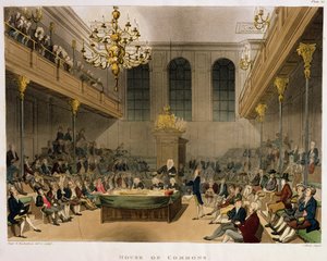Innenraum des Unterhauses, aus Ackermanns 