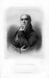 Sir Henry Raeburn, schottischer Porträtmaler, 1870 von T. W. Knight