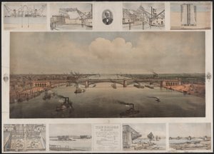 Die Brücke von St. Louis, ca. 1874
