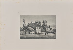 Das Gasthaus Weizengarben, am Eingang zur neuen Dumbarton Road