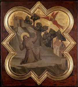 Leben des heiligen Franziskus: Der Heilige empfängt die Stigmata von Taddeo Gaddi