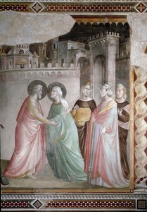 Das Treffen von Anna und Joachim an der Goldenen Pforte (Detail)