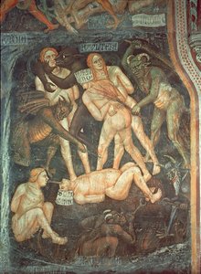 Das Jüngste Gericht (Detail der Ehebrecher)