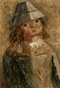 Mädchen mit Hut von Tadeusz Makowski