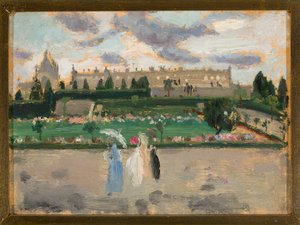 Städtische Landschaft (Esplanade des Invalides) von Tadeusz Makowski