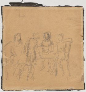 Am Tisch von Tadeusz Makowski