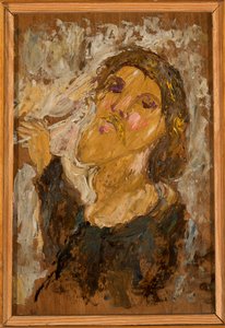 Selbstporträtstudie von Tadeusz Makowski