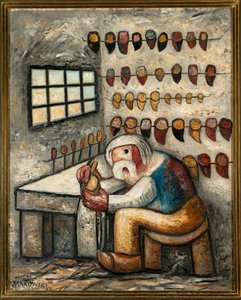 Der Holzschuhmacher von Tadeusz Makowski