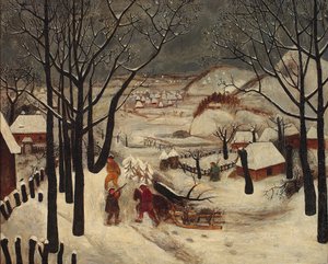 Winter von Tadeusz Makowski