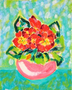 Lebendige rote Blüten von Tamara Jare