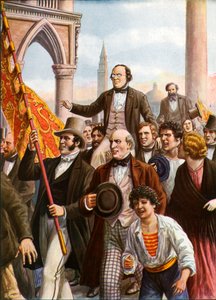 Daniele Manin und Niccolo Tommaseo aus dem Gefängnis befreit, 18. März 1848