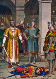 Tod von Odoaker, getötet von Theoderich, König der Ostgoten von Tancredi Scarpelli