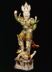 Lokapala (Himmlischer Wächter) von Tang Dynasty Chinese School