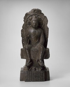 Maitreya Buddha, 705 von Tang Dynasty Chinese School