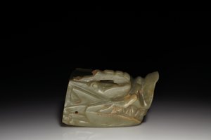 Der Junkunc Jade Drachenkopf von Tang Dynasty Chinese School