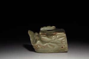 Der Junkunc Jade Drachenkopf von Tang Dynasty Chinese School