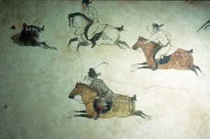 Grab des Kronprinzen Zhang, 2. Jahr von Shenlong, Tang-Dynastie, 618-907 von Tang Dynasty Chinese School