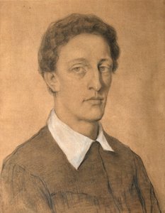 Porträt des Dichters Alexander Blok, 1906