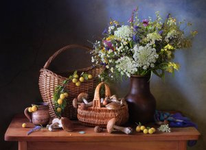 Herbst Ernte Stillleben von Tatyana Skorokhod