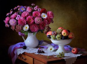 Rustikales Herbst Stillleben von Tatyana Skorokhod