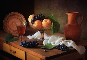 Rustikales Obststillleben von Tatyana Skorokhod