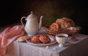 Teestunde und Gebäck von Tatyana Skorokhod