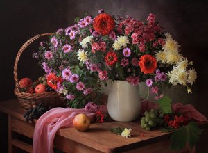 Lebhaftes Herbst-Stillleben von Tatyana Skorokhod