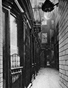 Die George and Vulture Taverne, London, 1926-1927 von Taylor
