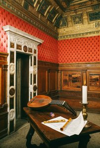 Im Palast von Mantua, der Musikraum der Markgräfin Isabella d