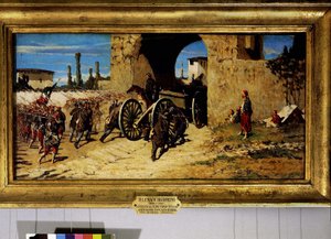 Avanti a braccia, Einzug der französischen Zuaven und der toskanischen Artillerie in Rubiera