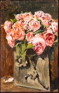 Vase mit Rosen