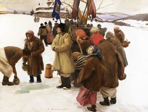 Orthodoxes Weihnachten in den Ostkarpaten: der Segen des Wassers