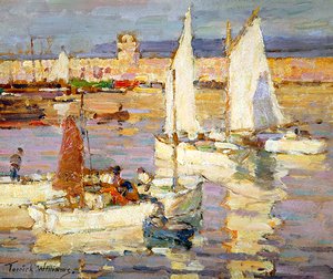 Der Hafen, Mevagissey, Cornwall von Terrick Williams