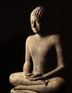 Meditierender Buddha, Davaravati-Periode