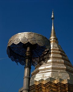 Detail des buddhistischen Tempels