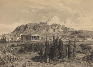 Tempel des Hephaistos, 1890