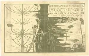 Katalogumschlag mit Wasserpflanzen von Theo van Hoytema