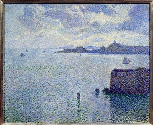 Segelboote und Mündung von Théo van Rysselberghe