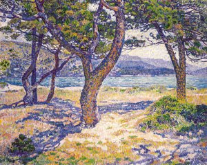 Das Mittelmeer bei Le Lavandou von Théo van Rysselberghe