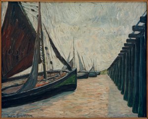 Segelboot in Nieuport
